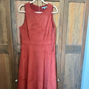 Antonio Melani Suede Sleeveless Dress